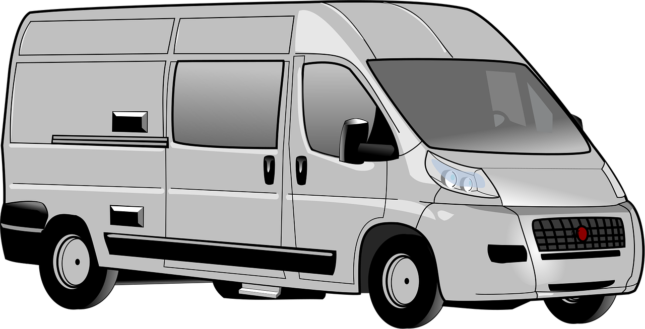 minivan, automobile, transportation, auto, vehicle, transport, van, delivery, gray van, van icon, icon, digital drawing, cut out, van, van, van, van, van
